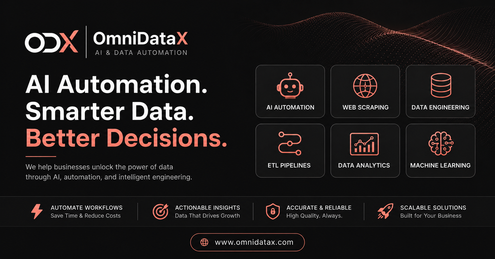 OmniDataX | AI Automation, Data Engineering & Web Scraping